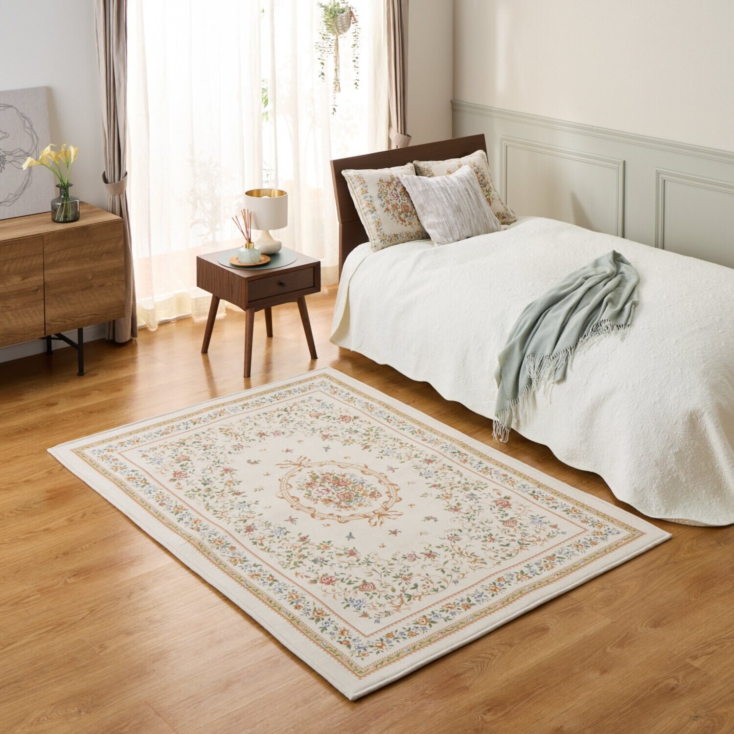 メゾン　ド　ノア はっ水・防ダニ 三層構造 シェニールゴブラン織 カーペット ＜１３０×１９０ｃｍ＞