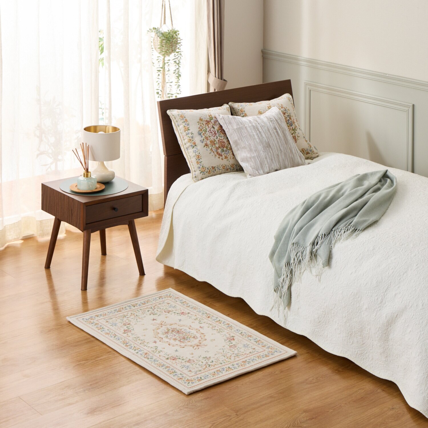 メゾン　ド　ノア はっ水・防ダニ 三層構造 シェニールゴブラン織 玄関マット