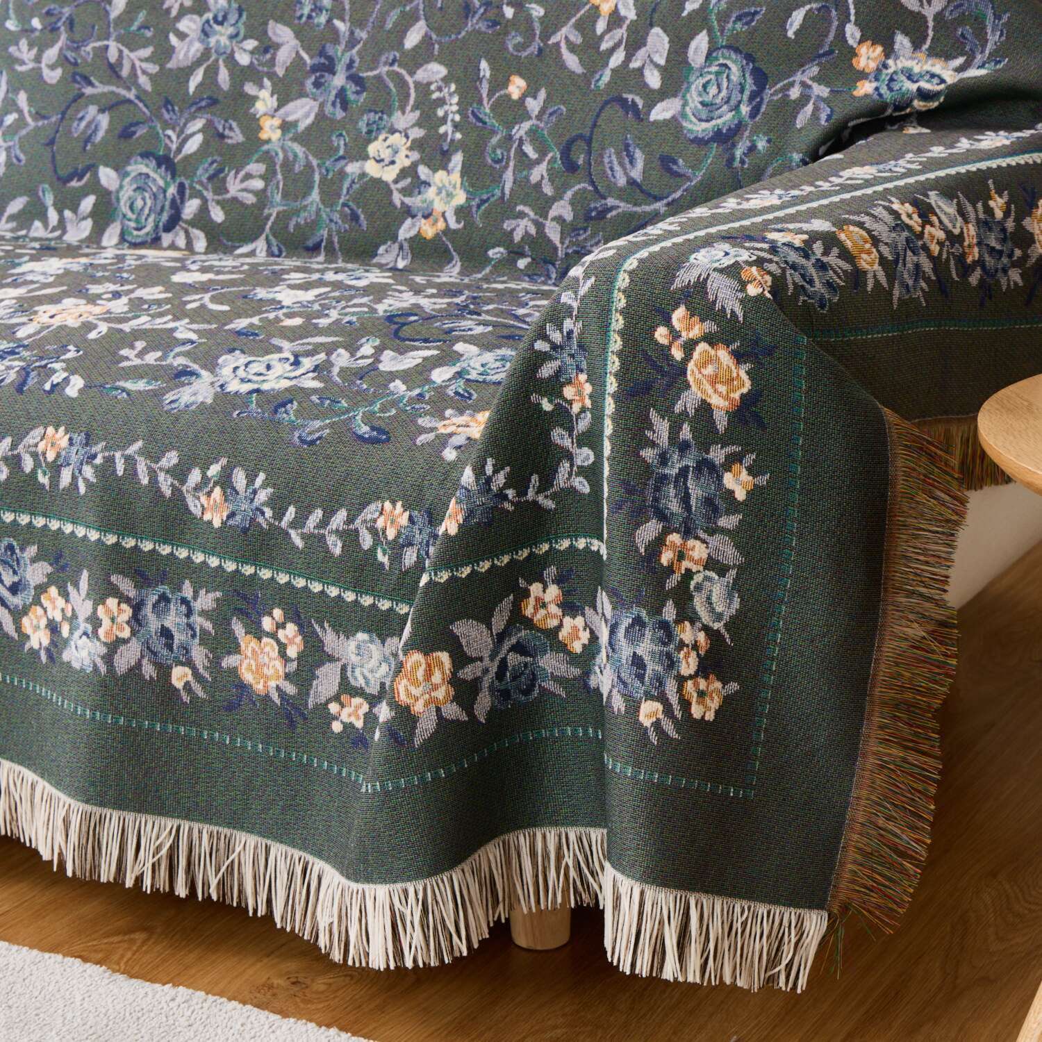 メゾン　ド　ノア はっ水 シェニールゴブラン織 マルチカバー ＜１９０×１９０ｃｍ＞