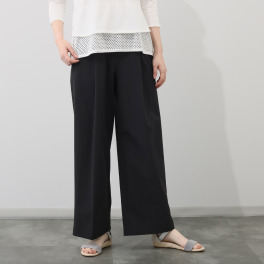 ヴィオラウィル サラッとストレッチ スマートワイドパンツ