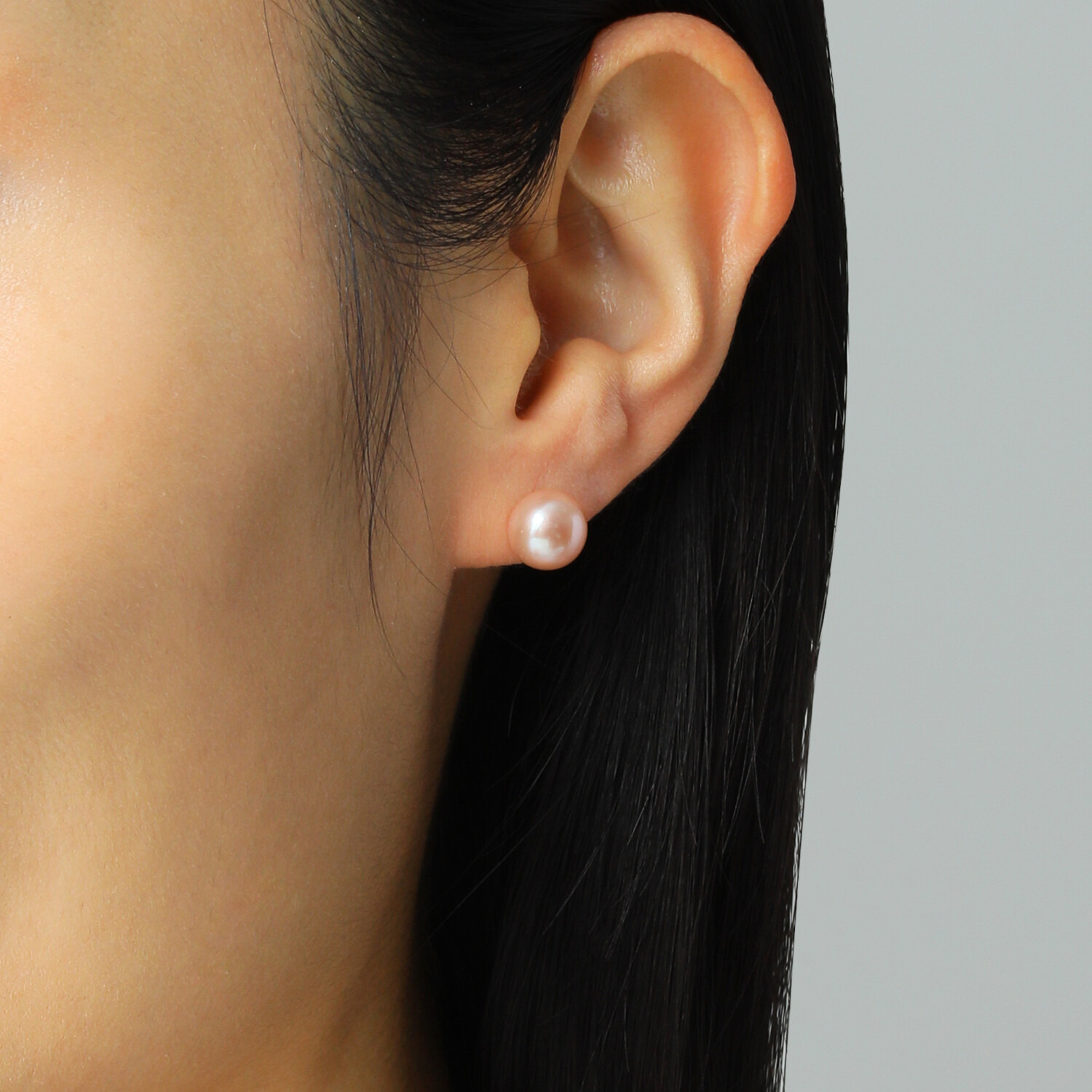 岩崎美智子コレクション シルバー 淡水ボタンパール ２ウェイピアス