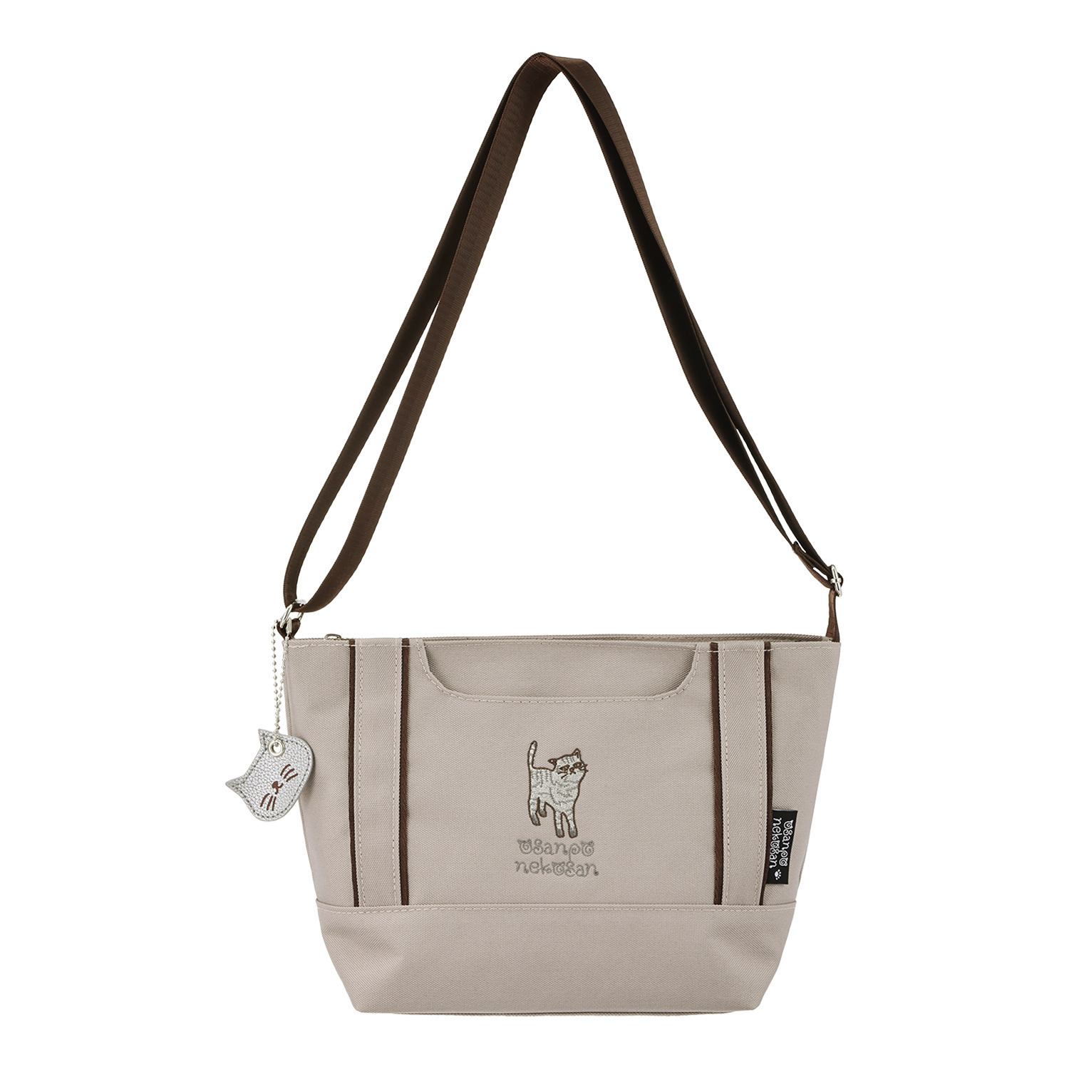 ダジュール ねこちゃん刺しゅう ショルダーバッグ