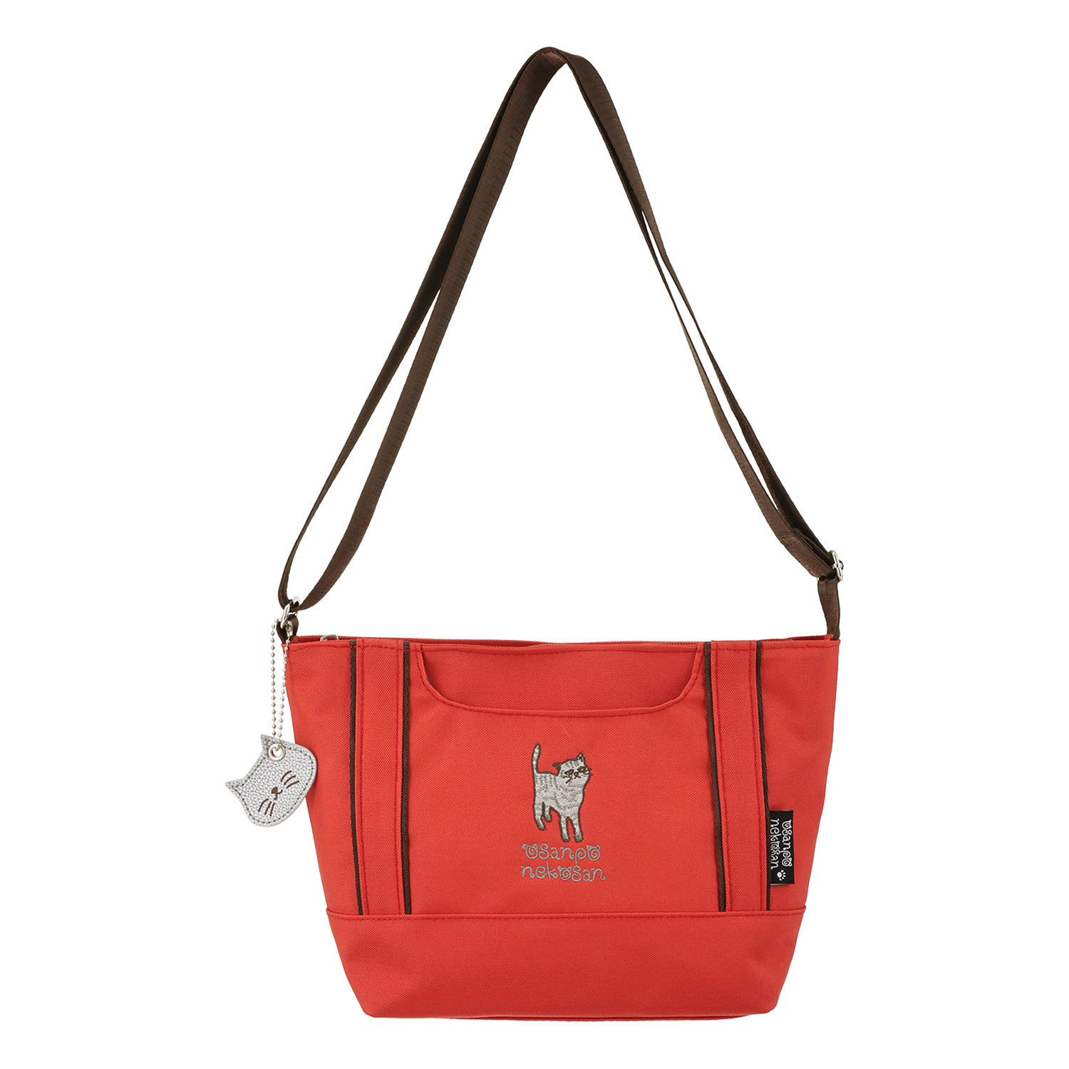 ダジュール ねこちゃん刺しゅう ショルダーバッグ