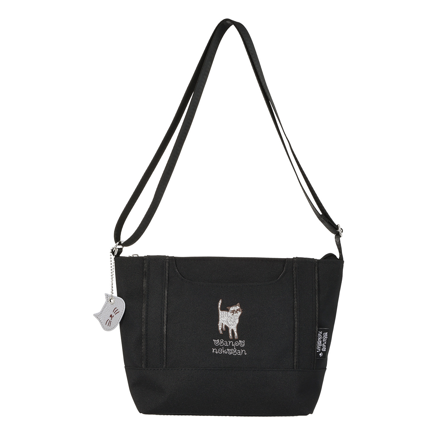 ダジュール ねこちゃん刺しゅう ショルダーバッグ