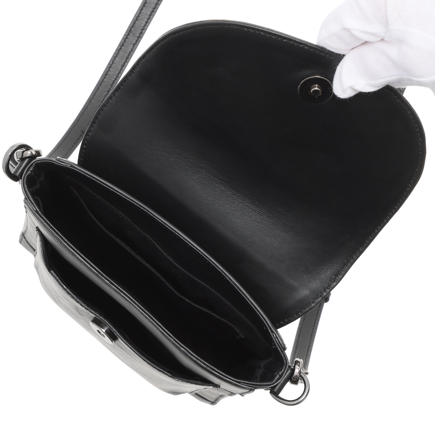 リアマッサ ラムレザー ショルダーバッグ