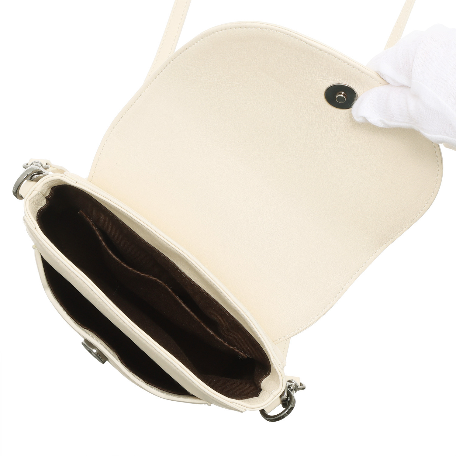 リアマッサ ラムレザー ショルダーバッグ