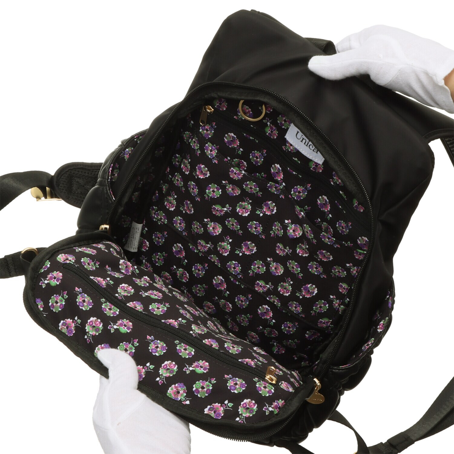 ウニカ 人間工学に基づいた ふんわりキルトポケット リュック ＜トートバッグ付＞