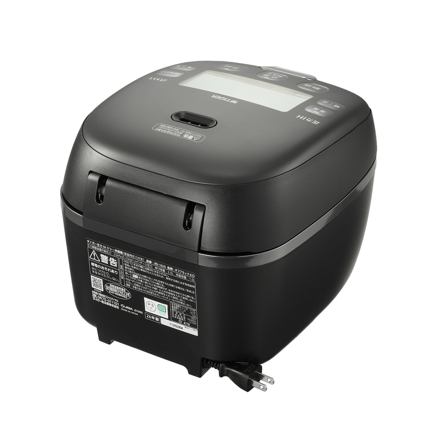 タイガー 土鍋かまどコート 圧力ＩＨジャー炊飯器 “ご泡火炊き” ＜５．５合＞ ＪＲＩ−１０Ｊ５