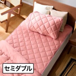 モリリン 優れた温度調整力＆とろとろの肌触り！ サーモアジャストＩＩ 敷きパッド ＜セミダブル＞