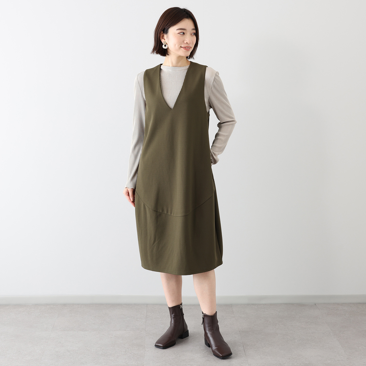 ダジュール コクーン ジャンパースカート