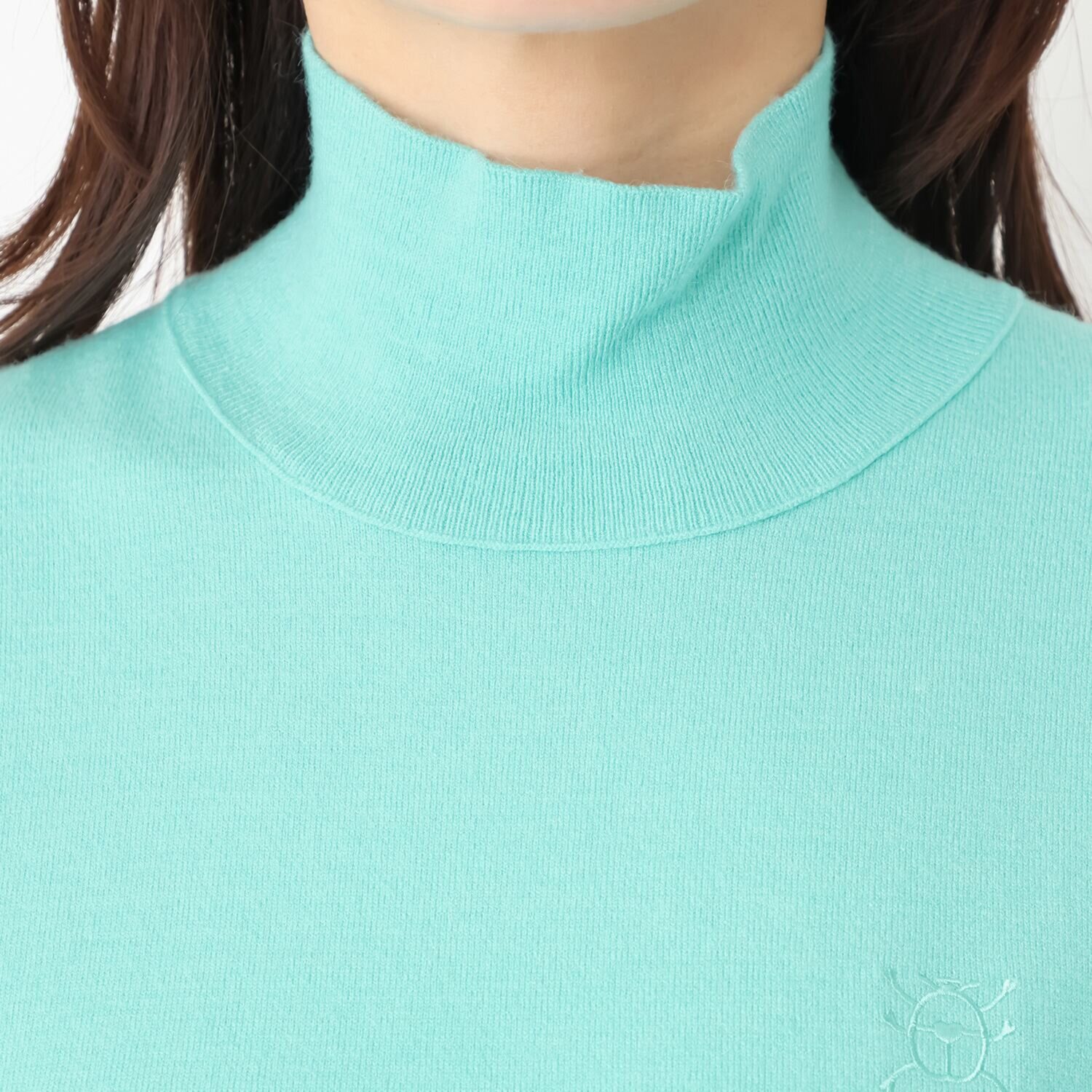 ホリーズ　アズ 刺しゅうアクセント ニットプルオーバー