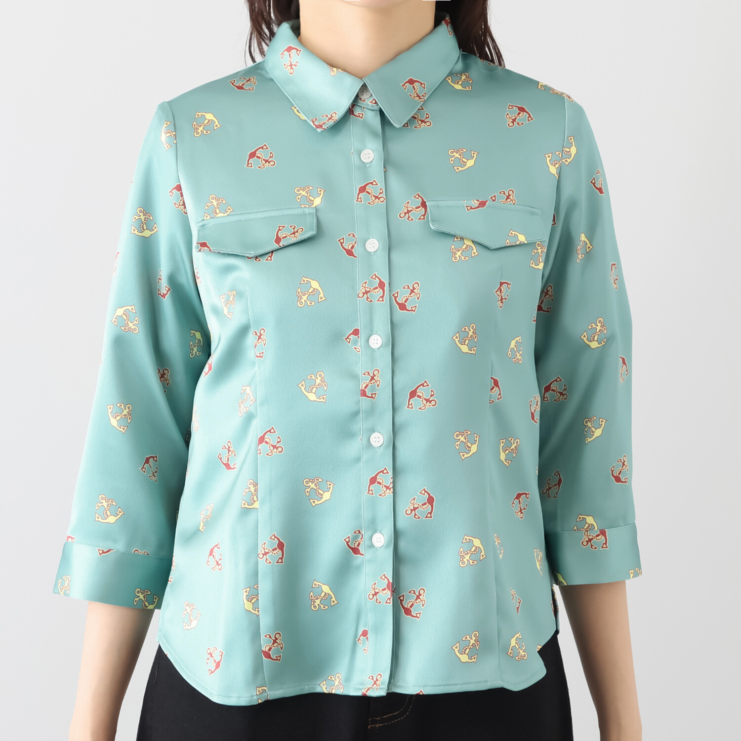 エムジェイアール　バイ マチコ　ジント　ロンドン オリジナルプリント シャツジャケット