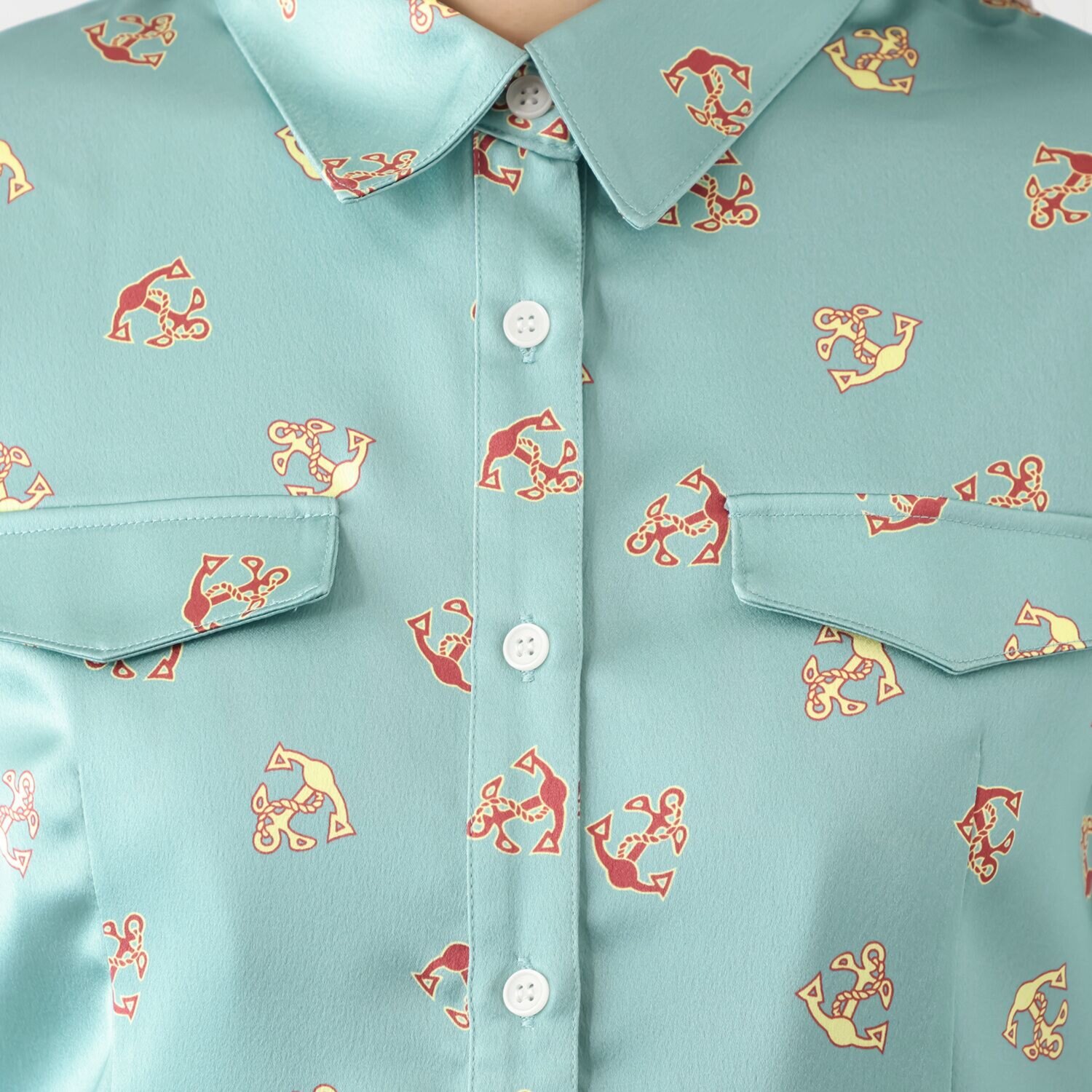 エムジェイアール　バイ マチコ　ジント　ロンドン オリジナルプリント シャツジャケット