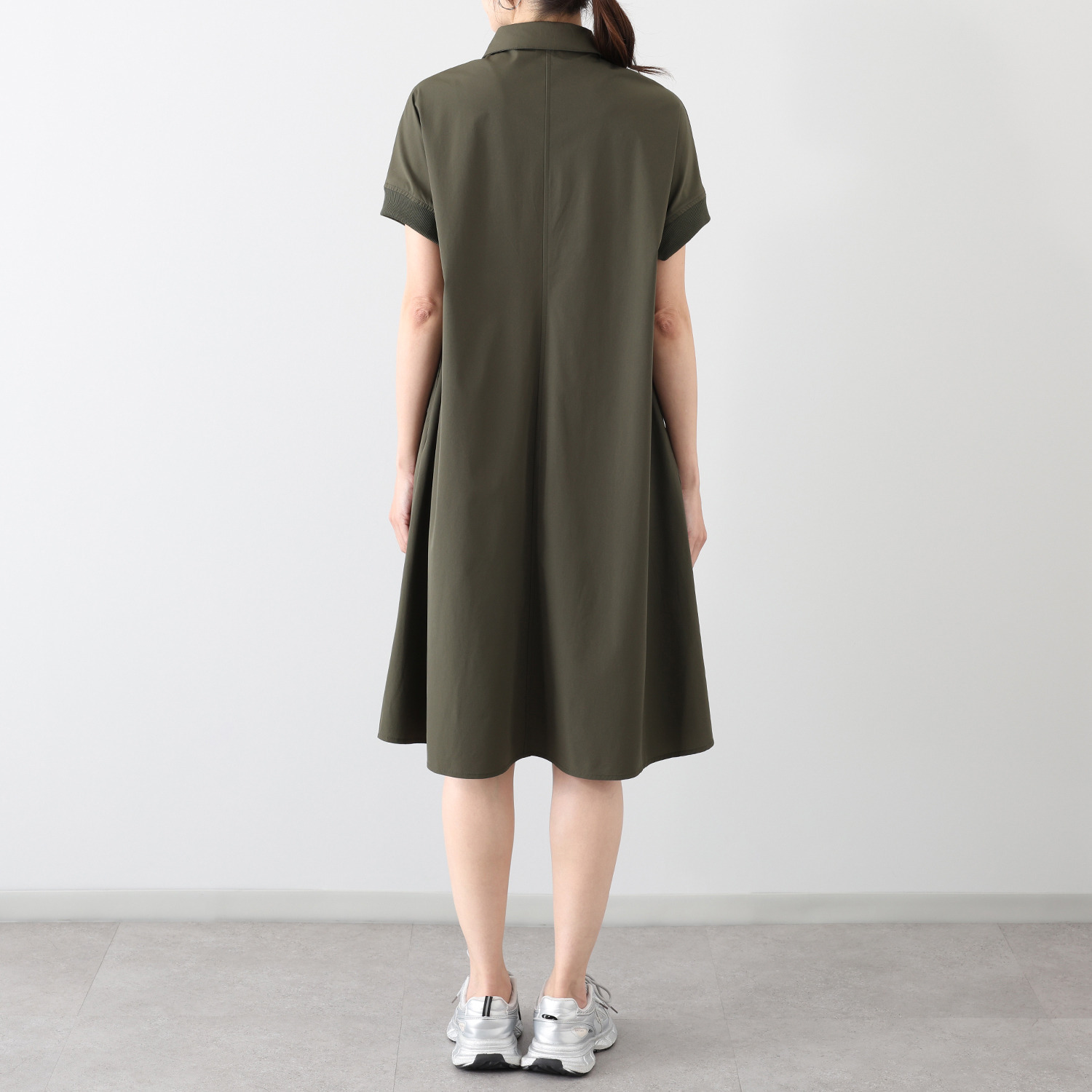 ハッシュパピー スキッパー シャツワンピース