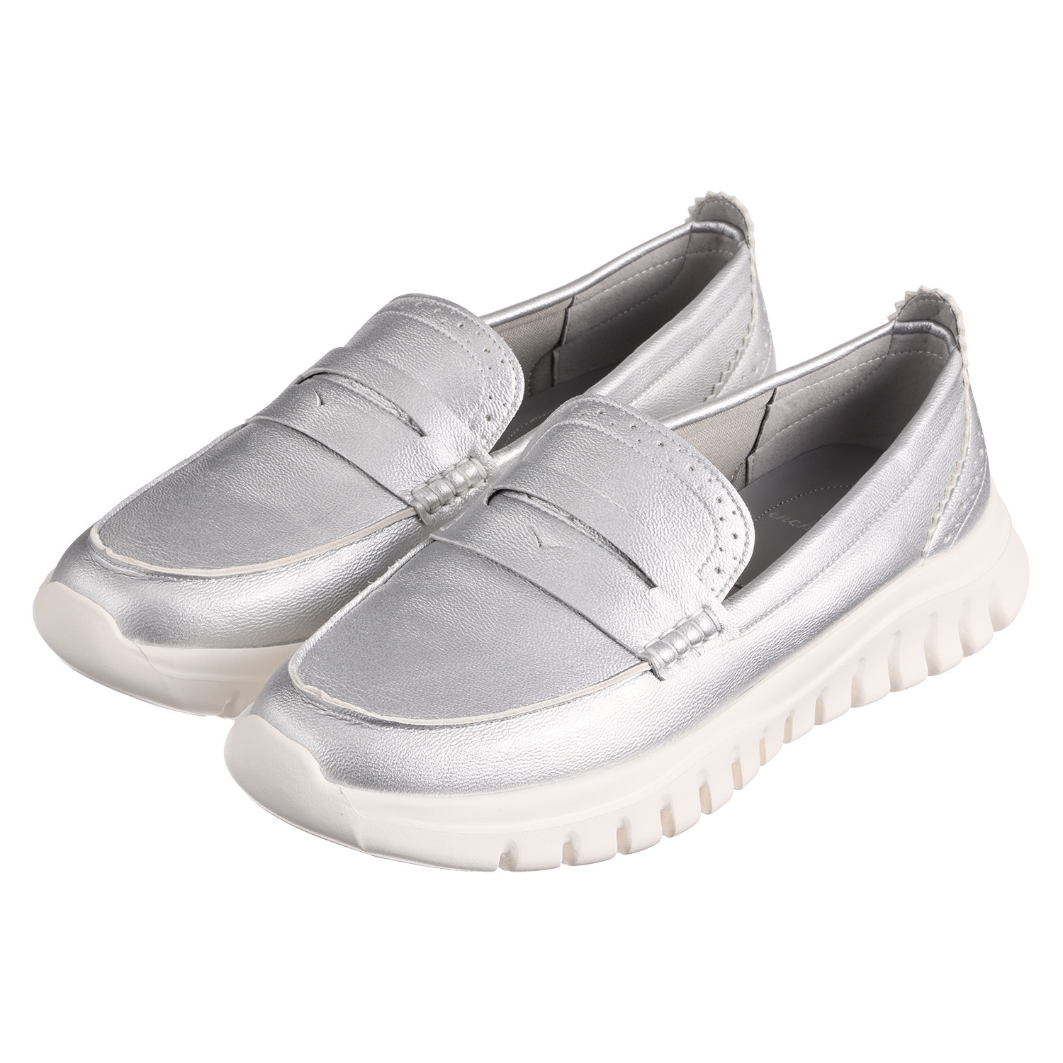 エンチャンテッド 防水　はっ水 晴雨兼用！ スニーカー感覚の 軽量コインローファー