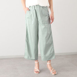 シロヤイチガントウキョウ ベルガモ ツイルワイドパンツ