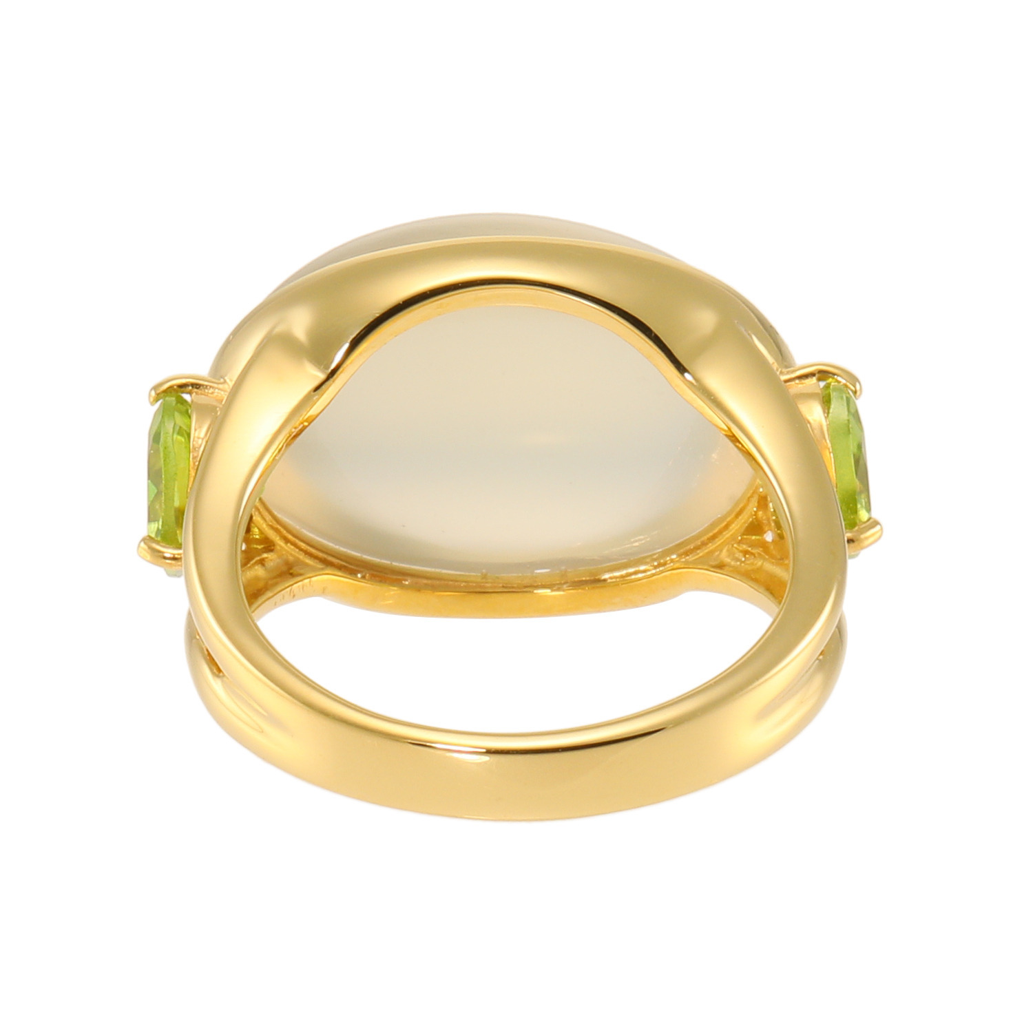 珠里 シルバー ジェムストーン リング