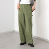 ラソエヌサーティスリー ディグリーズ バイオウォッシュ加工 ウエスト調整可能 ゆったりシルエット ワークカーゴパンツ
