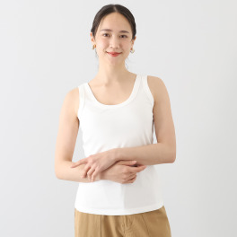 ラソエヌサーティスリー ディグリーズ フィット感抜群! ストレッチフライス タンクトップ