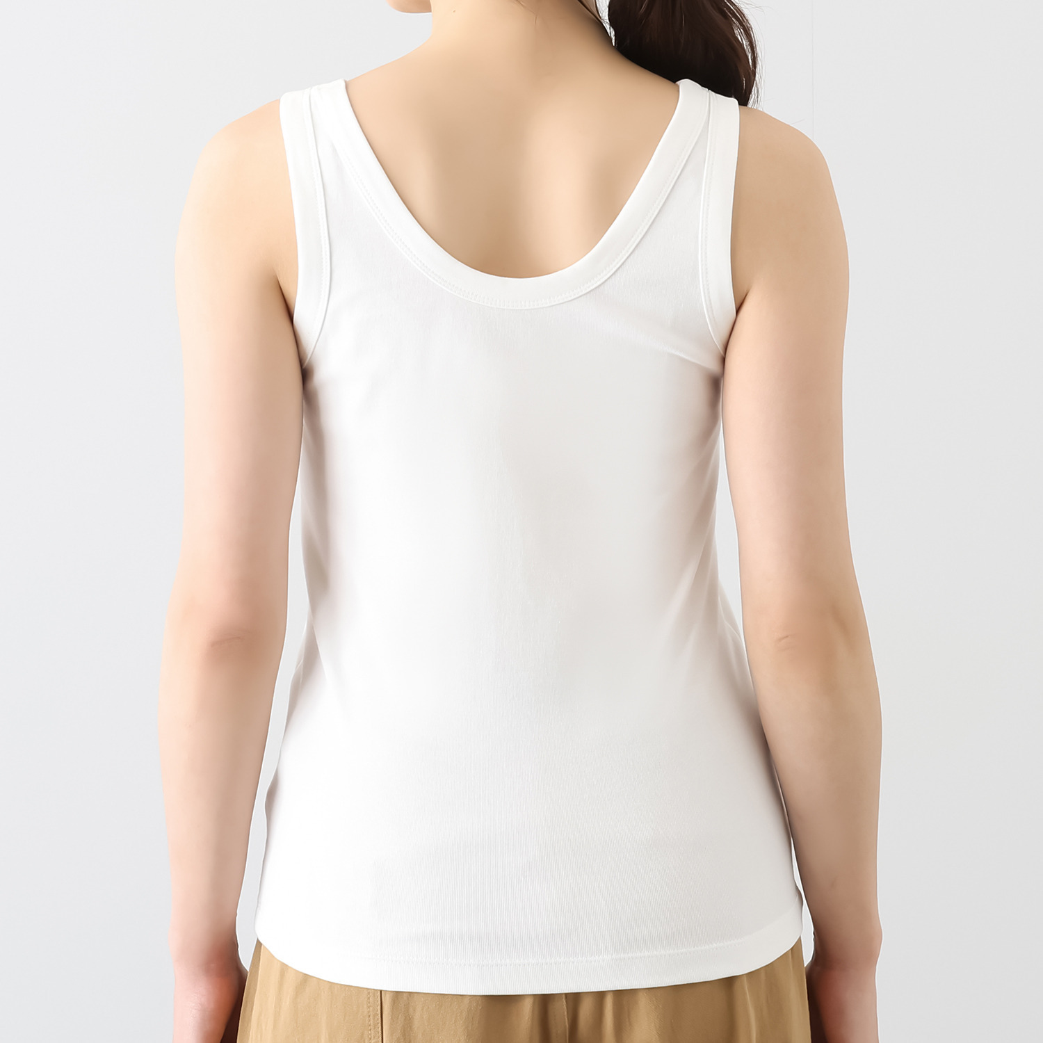 ラソエヌサーティスリー ディグリーズ フィット感抜群！ ストレッチフライス タンクトップ