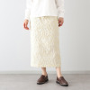 イロプライム 華やかジャガード ナロースカート