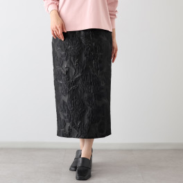イロプライム 華やかジャガード ナロースカート