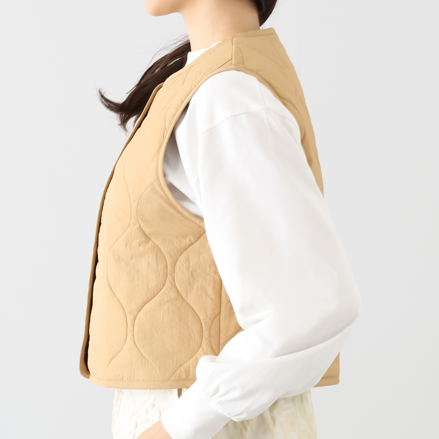 イロプライム コンパクト キルティングベスト
