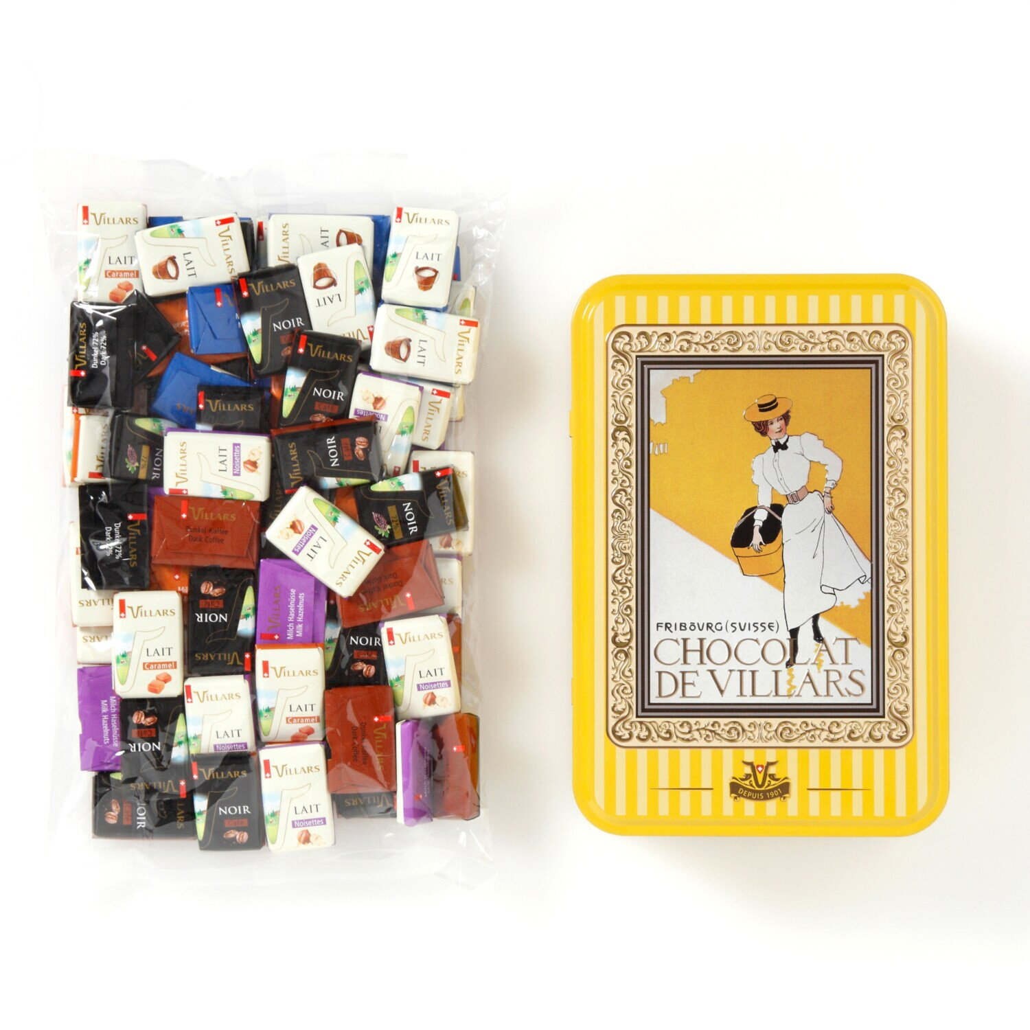 ビラーズ スイスチョコレート ５種アソートセット ＜オリジナル缶付き＞