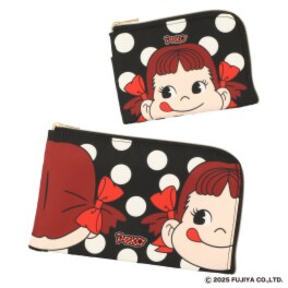 ペコちゃん Ｌ字ポーチ＆ コインパスケースセット 