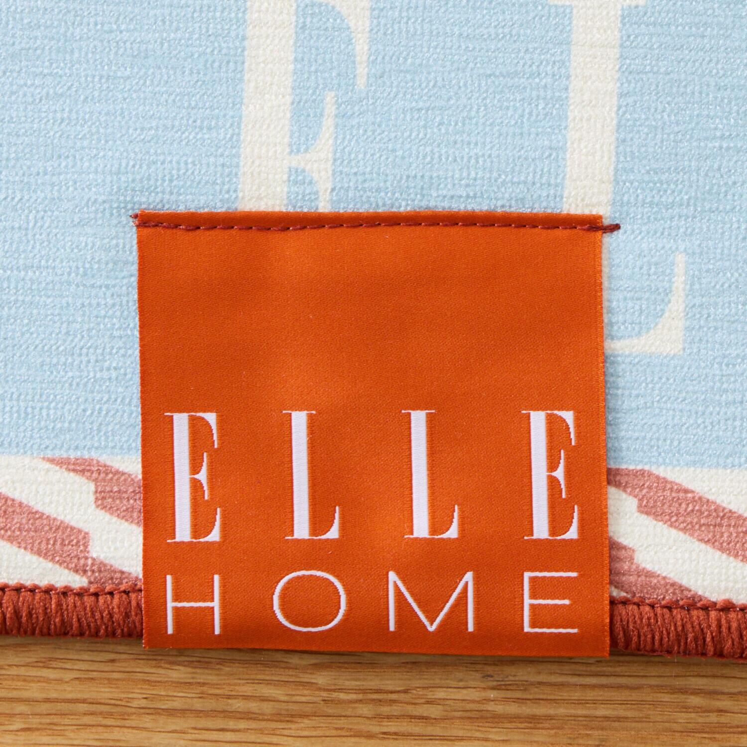 ＥＬＬＥ　ＨＯＭＥ スプリングコレクション シェニールプリントラグ ＜１９０×２４０ｃｍ＞