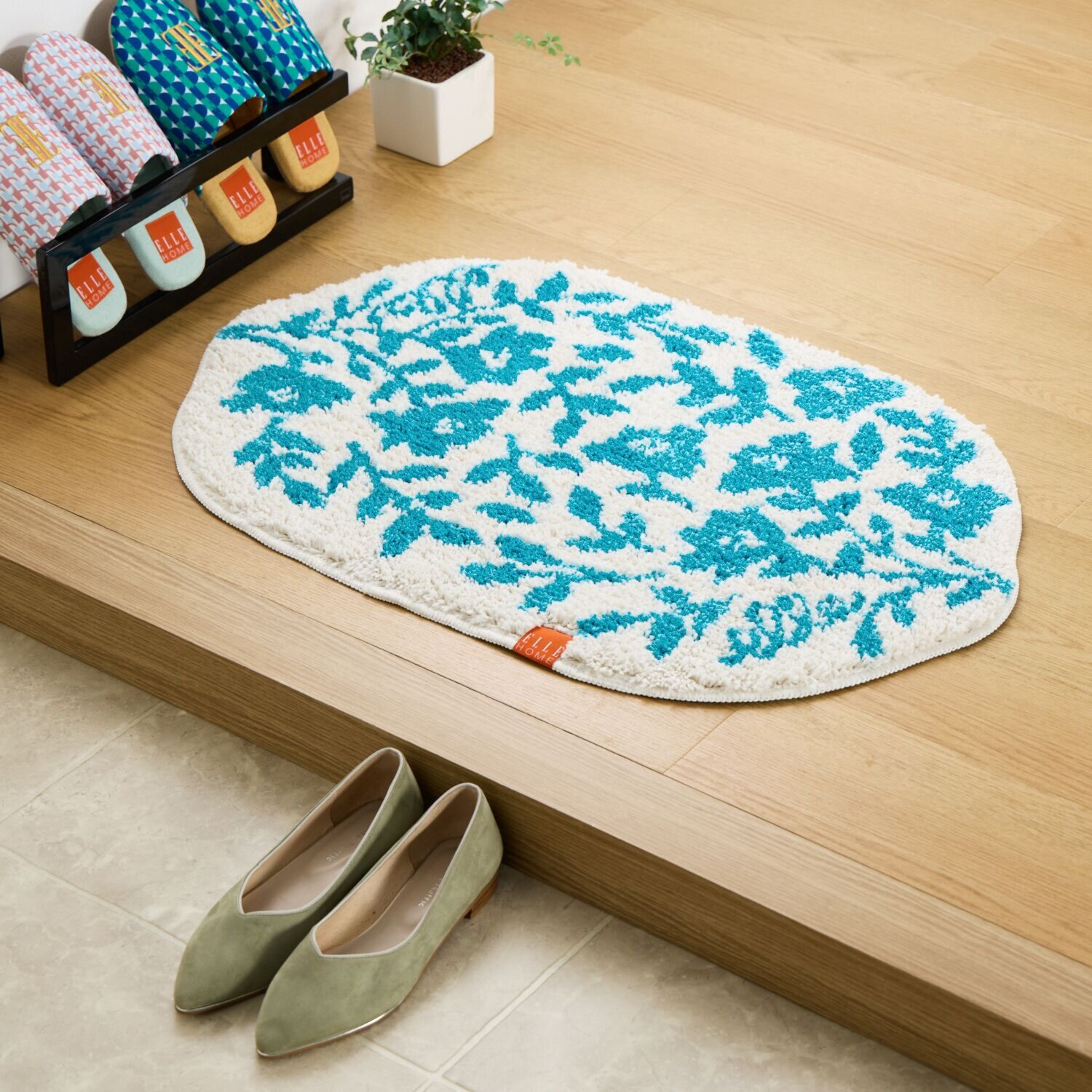 ＥＬＬＥ　ＨＯＭＥ スプリングコレクション 玄関マット