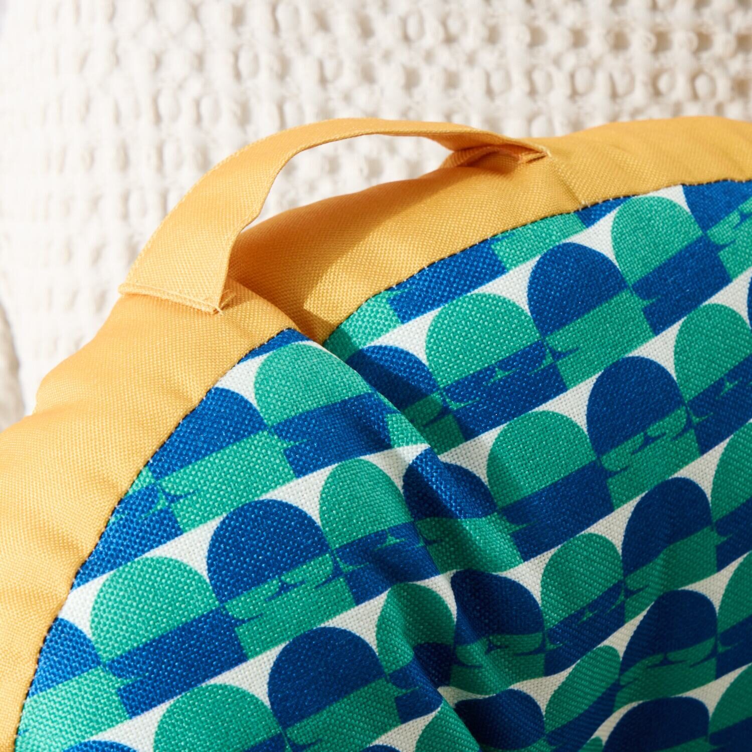 ＥＬＬＥ　ＨＯＭＥ スプリングコレクション リバーシブル ラウンドクッション