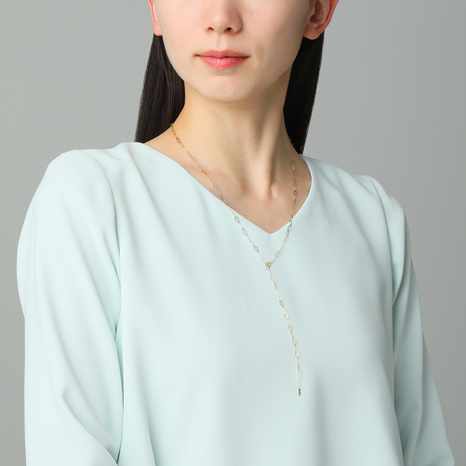 アルテッロ １８Ｋ 光が紡ぐ至高の輝き ルミナーレ 手組みロングネックレス