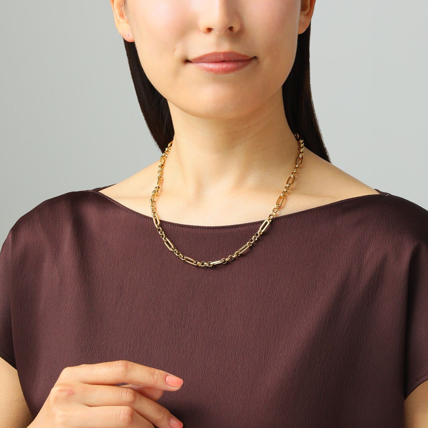 アシエステンレス サージカルステンレス クラシック ボリュームネックレス