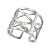 アシエステンレス サージカルステンレス ジオメトリック ワイドリング