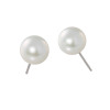 パール　ユリマ 宇和島産 無調色越物 ８ｍｍＵＰ 大玉アコヤパール イヤリング／ピアス
