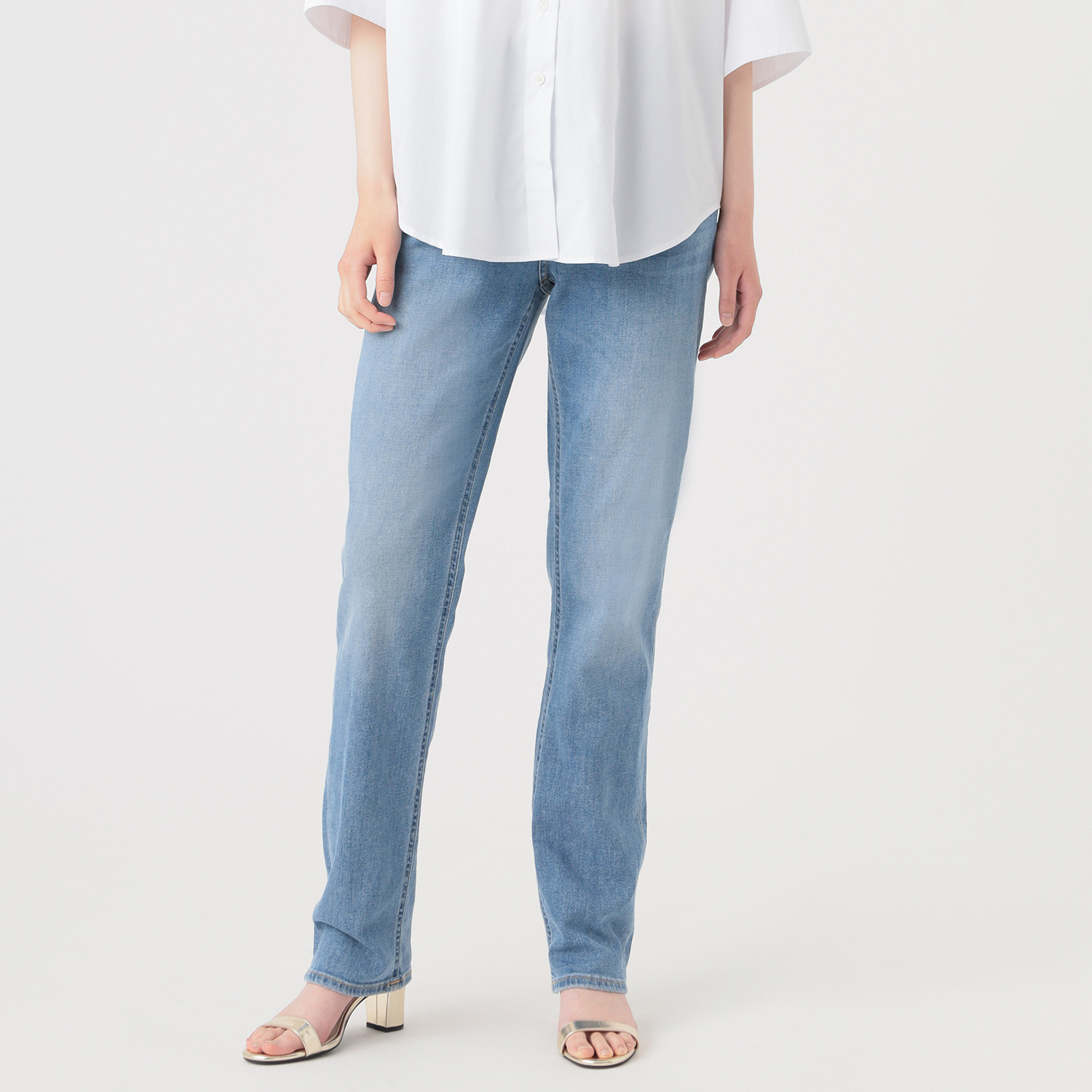 ピーティー　トリノ “ＡＬＡＮＩＳ” ストレッチデニムパンツ