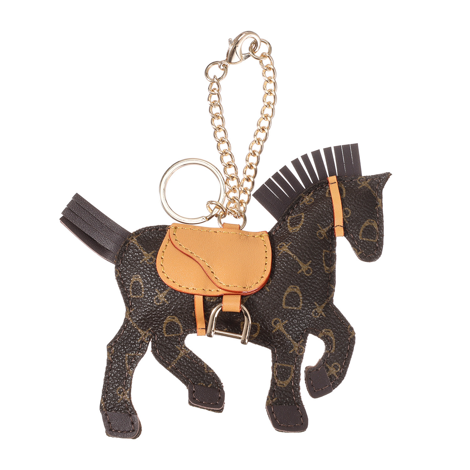 ホワイ “ハーネスホース” 馬モティーフチャーム ＜ラージ＞