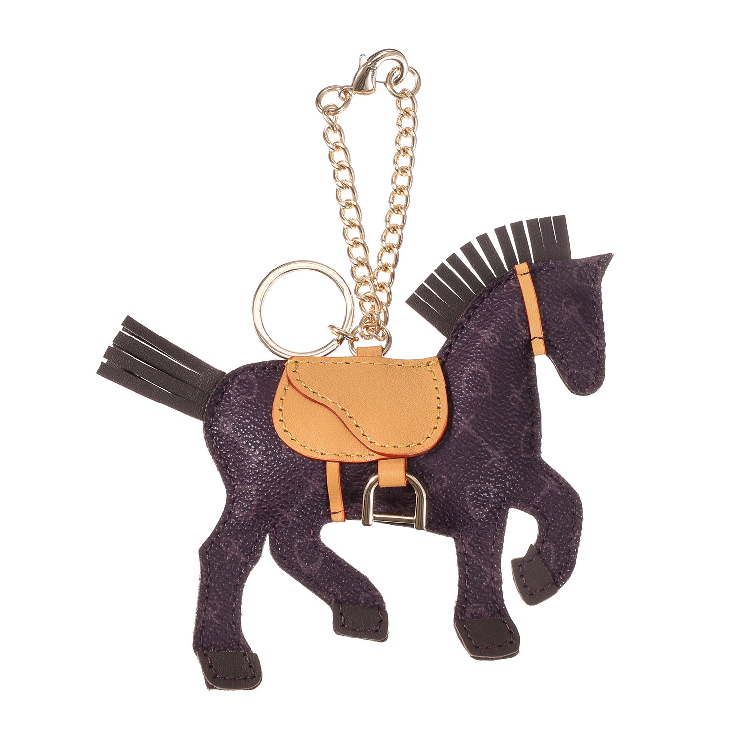 ホワイ “ハーネスホース” 馬モティーフチャーム ＜ラージ＞