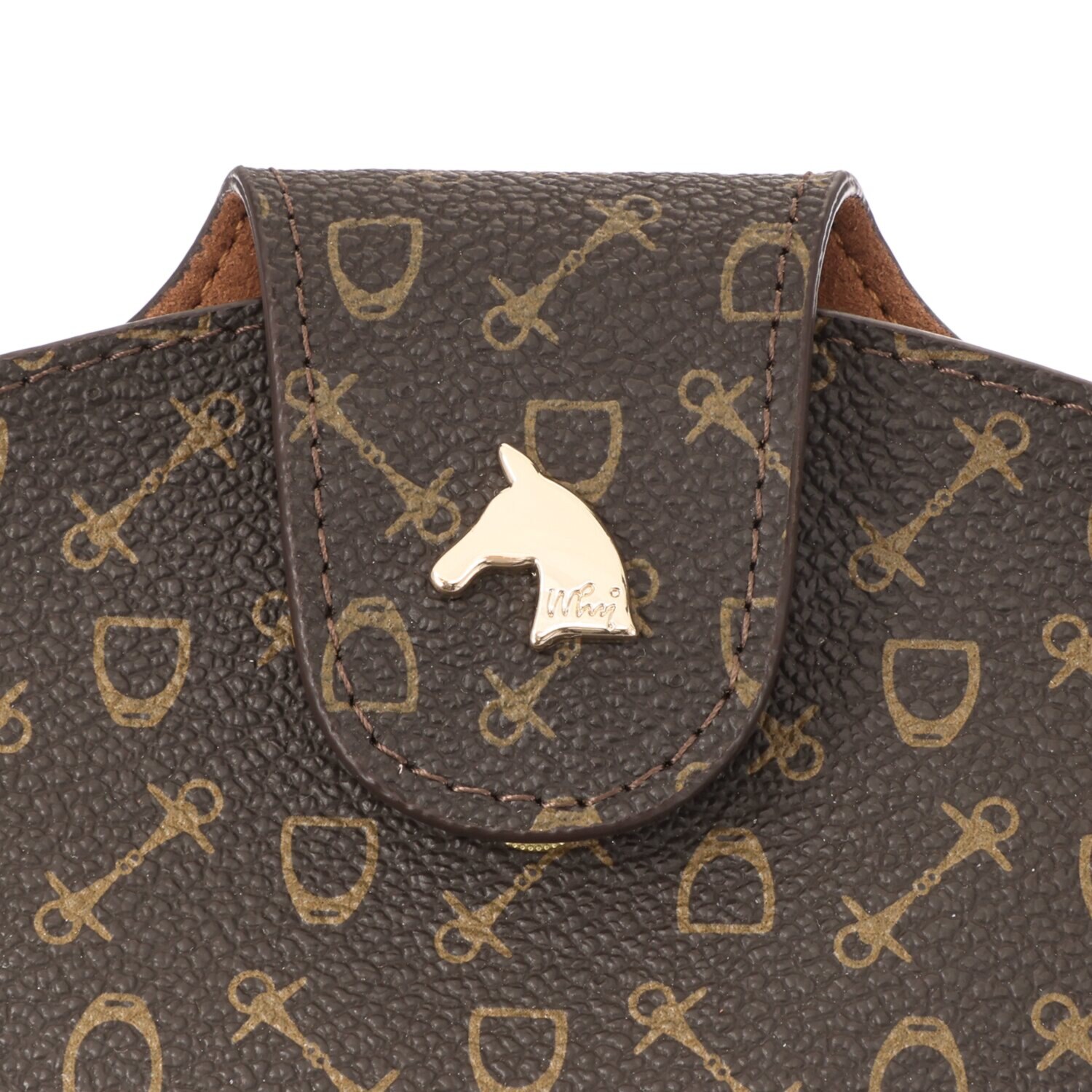 ホワイ “ハーネスプリント” ストラップ付 メガネケース