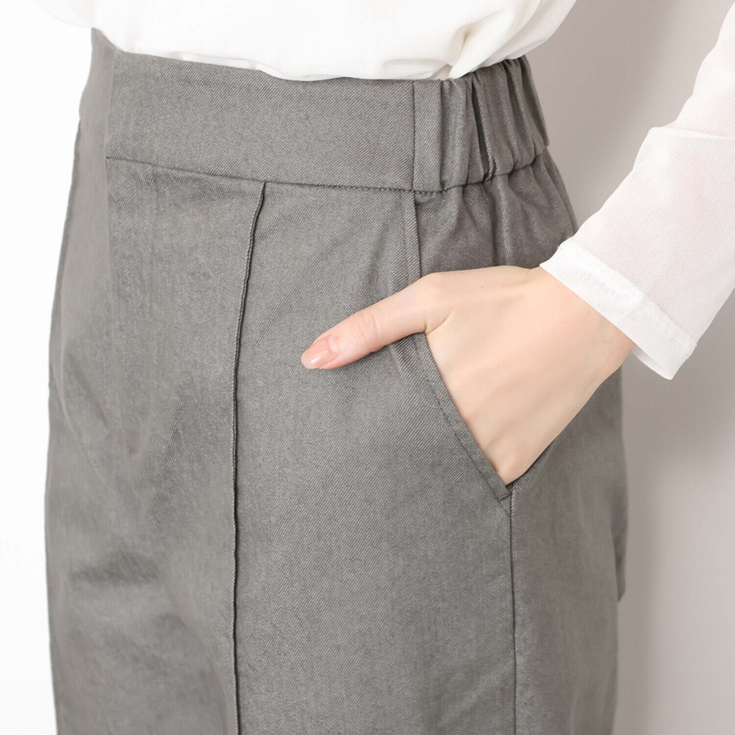 タマミ　ワタナベ テーパードシルエット スウィンギーパンツ