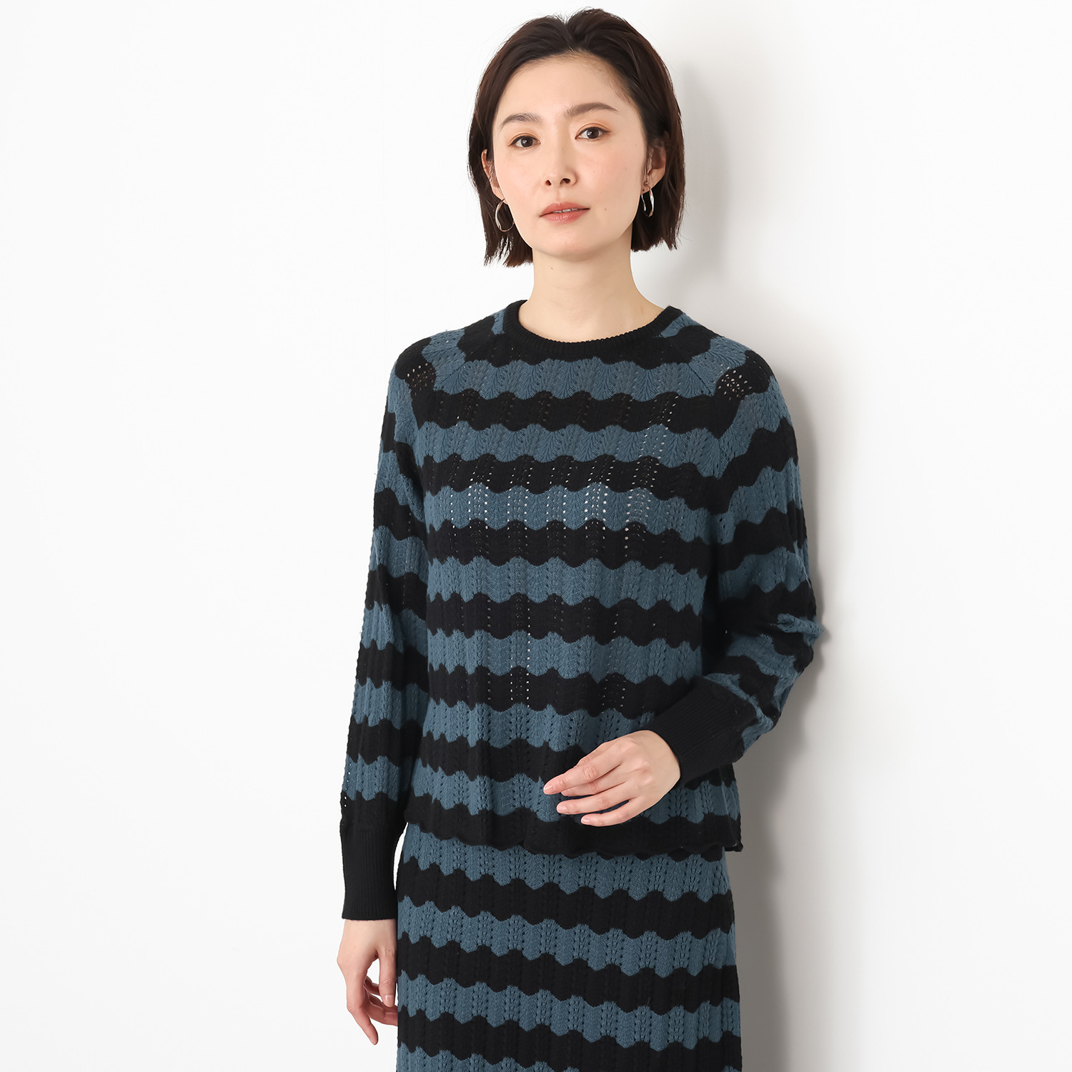 タマミ　ワタナベ ニットプルオーバー “ナミナミモナミ”