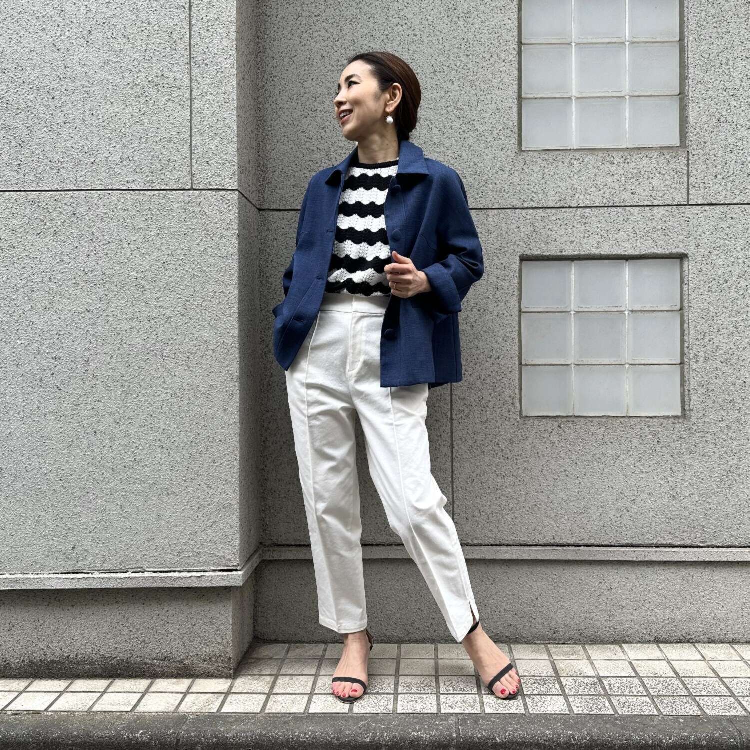 タマミ　ワタナベ ニットプルオーバー “ナミナミモナミ”