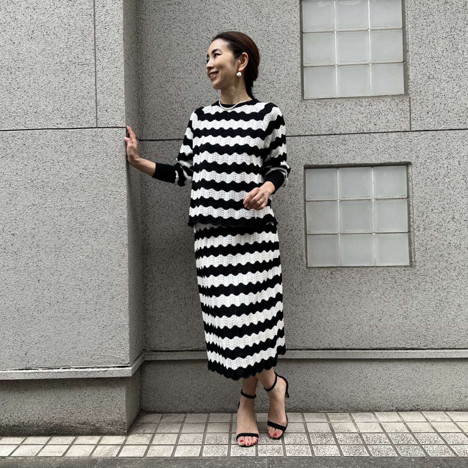 タマミ　ワタナベ ニットスカート “ナミナミモナミ”