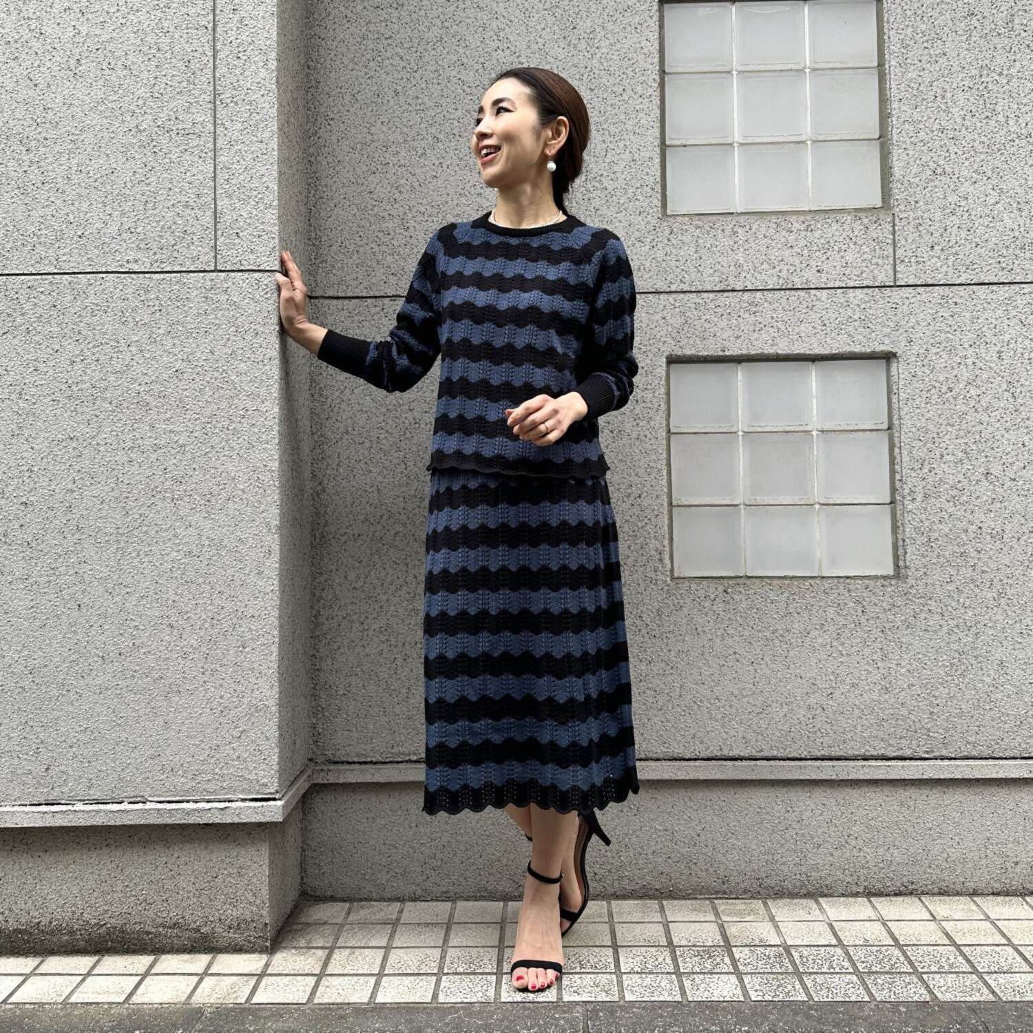 タマミ　ワタナベ ニットスカート “ナミナミモナミ”