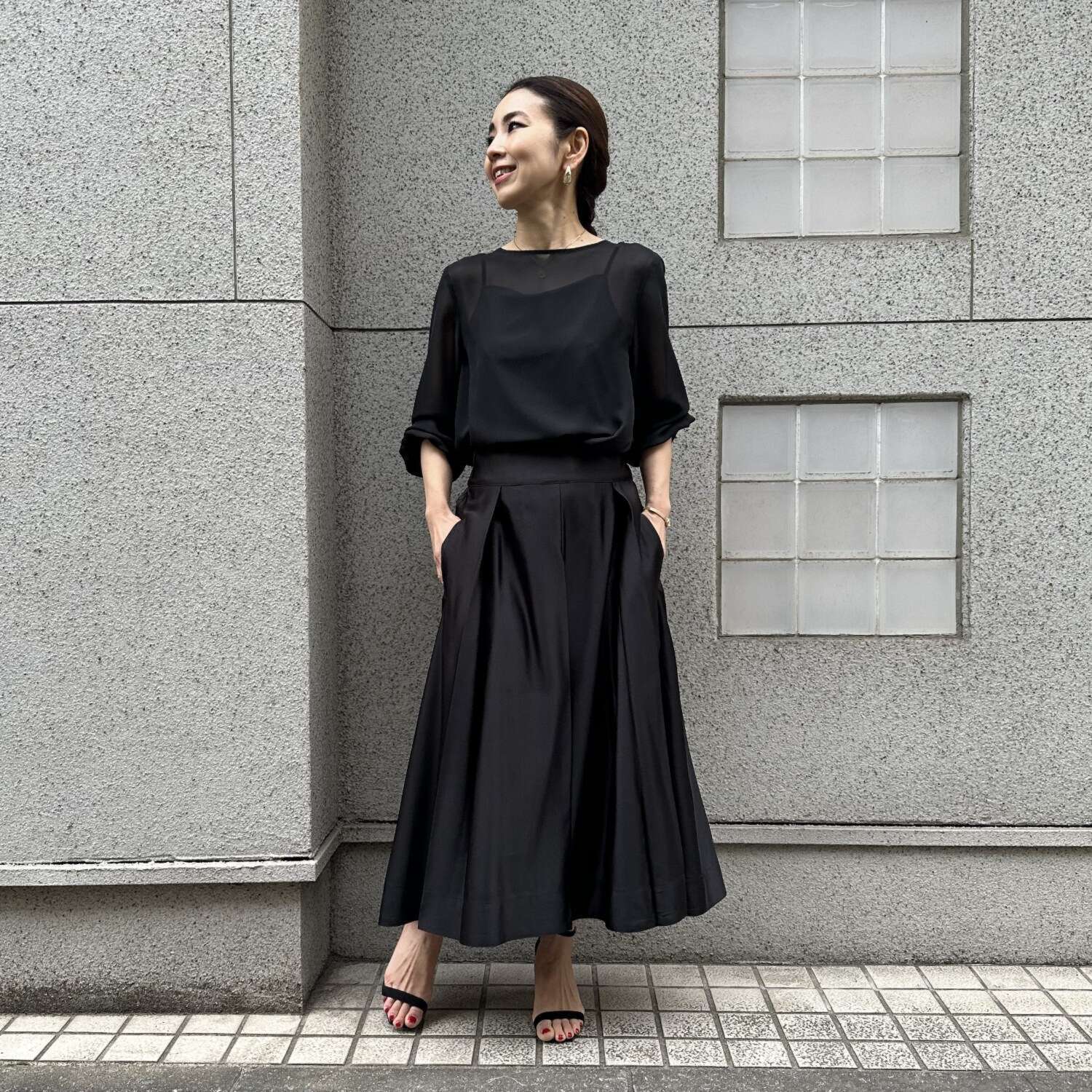 タマミ　ワタナベ ボックスタックスカート “コフレヴェルニ”