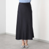 元町ゼラール とろみ＆きれい見えサテン シルエットが美しい フレアースカート