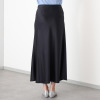 元町ゼラール とろみ＆きれい見えサテン シルエットが美しい フレアースカート