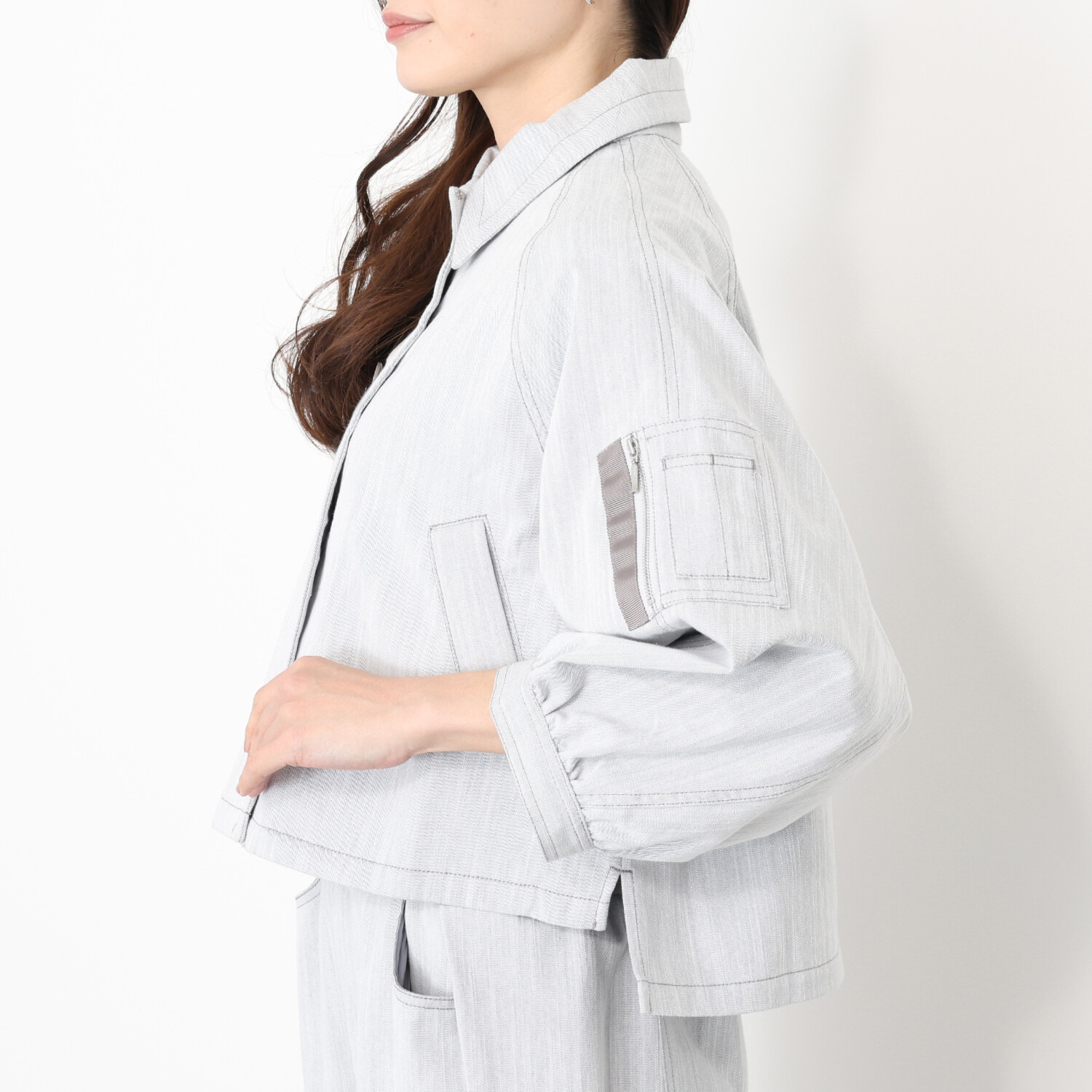 ヒロコ　デシネール ニュースラブデニム 大人女子のための すっきり着丈 おしゃれジャケット