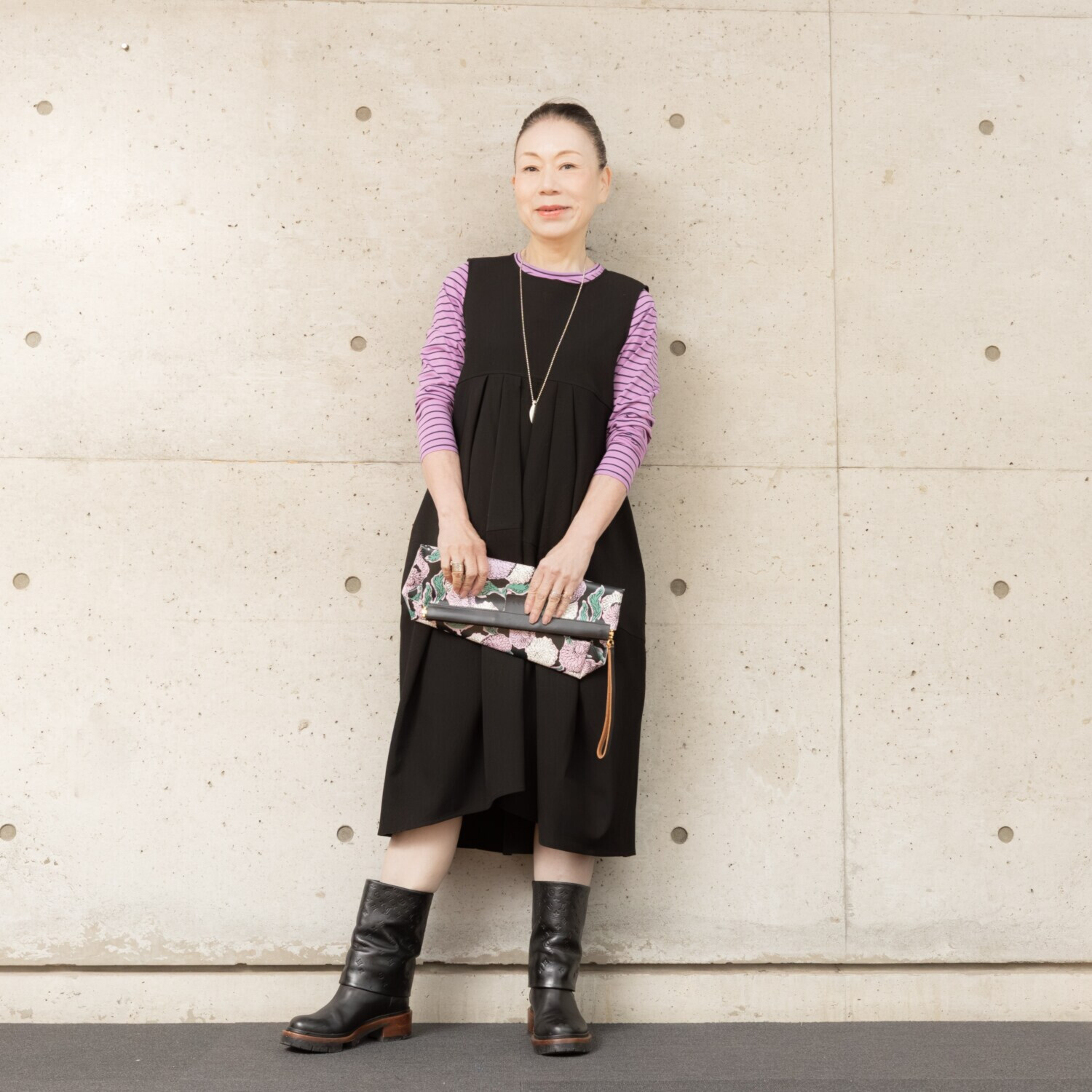 ヒロコ　デシネール ニュアンスフレアー ヘムラインがきれい 大人女子のために ちょこっとモードな プルオーバー